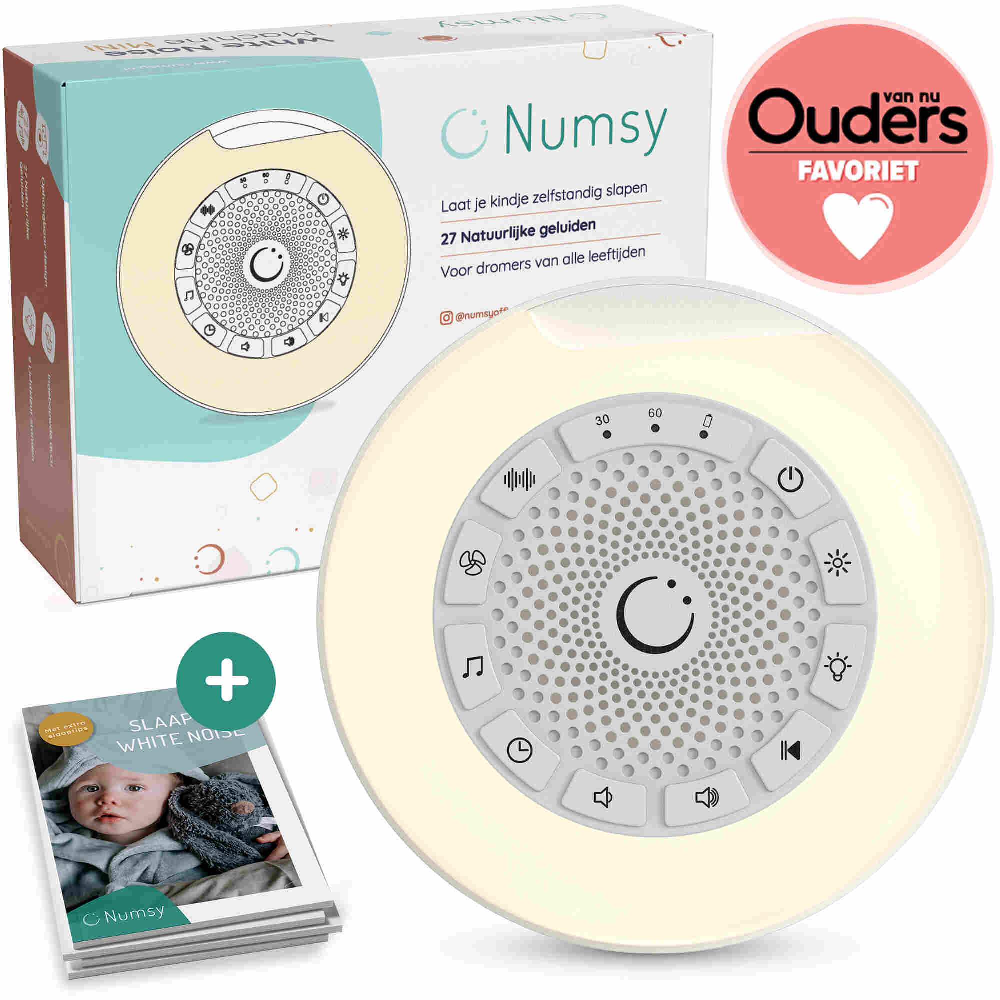 Numsy - White Noise Mini | Wit