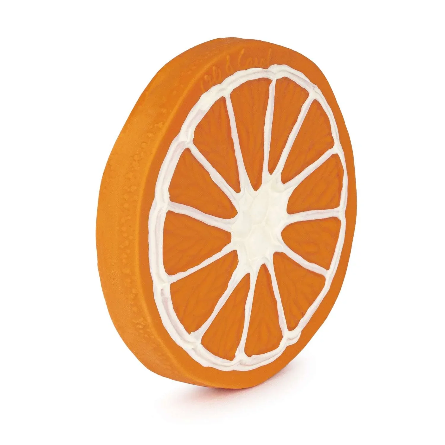 Oli & Carol - Bijtspeeltje & Badspeeltje Clementino Orange | Natuurlijk Rubber - Image 2