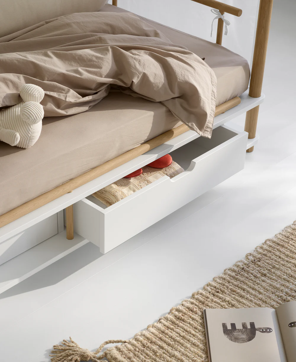 Oliver Furniture - Camp Bed Canopy | Kyoto White - Image 2