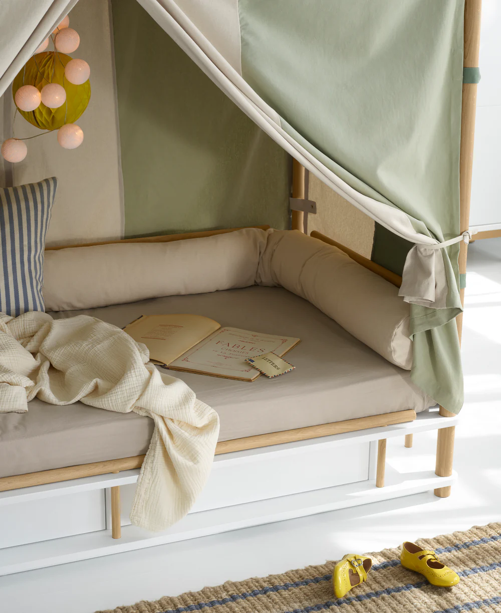 Oliver Furniture - Bed Snake Camp | Natural Canvas - Image 4