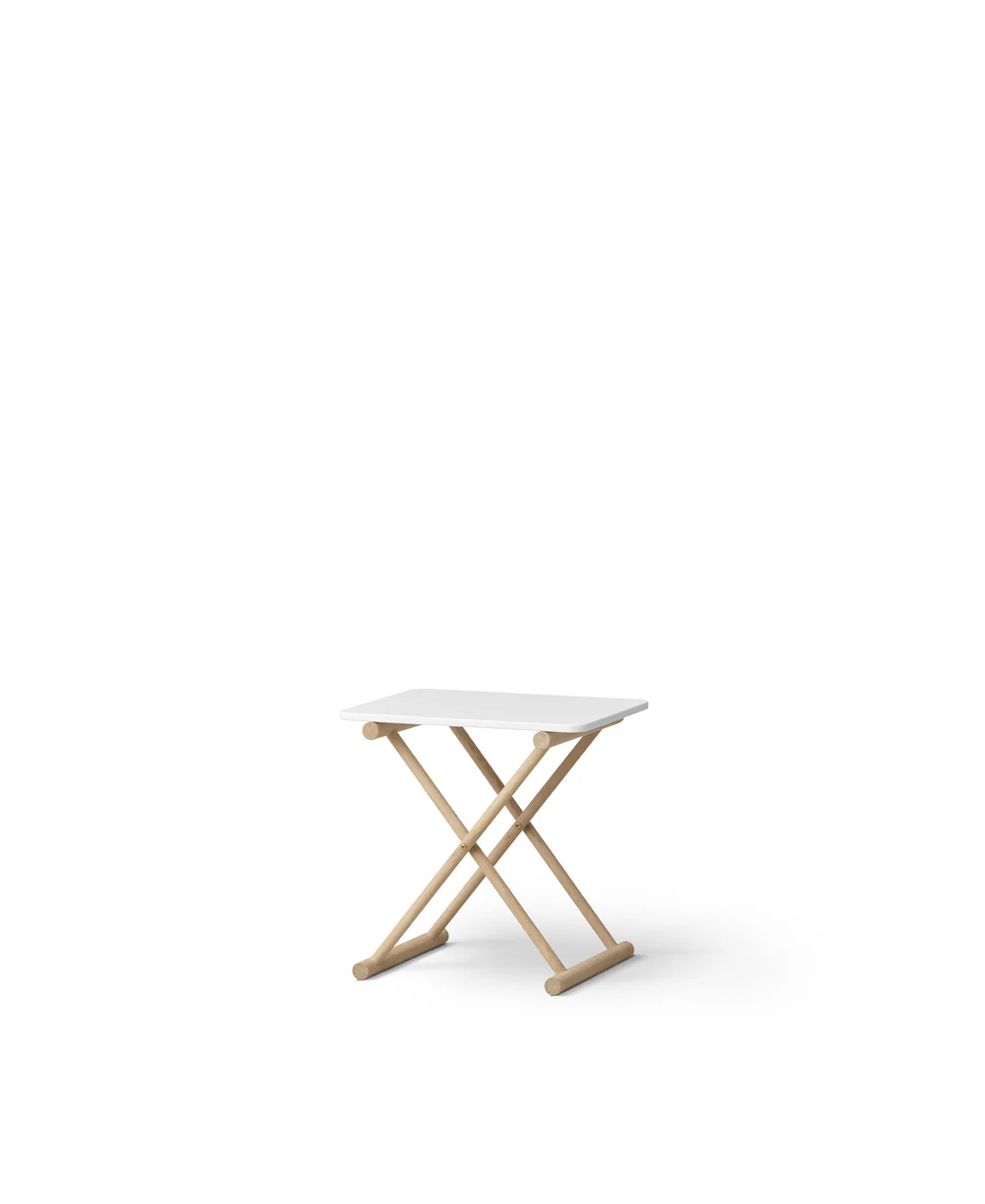 Tafel Camp High White / Oak - Image 2