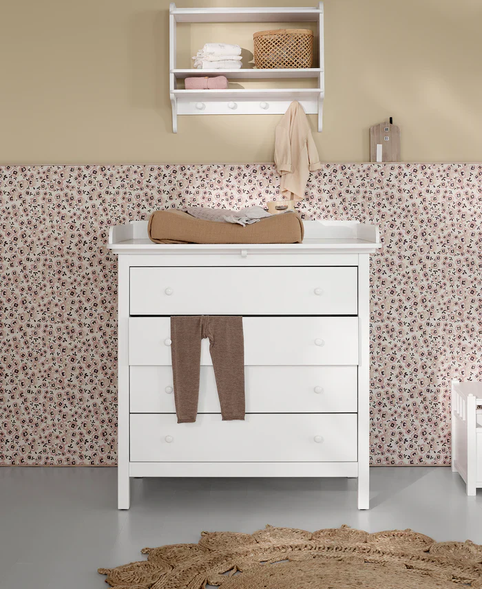 Commode Nursery Seaside 4 Laden + Opzetstuk White - Image 3