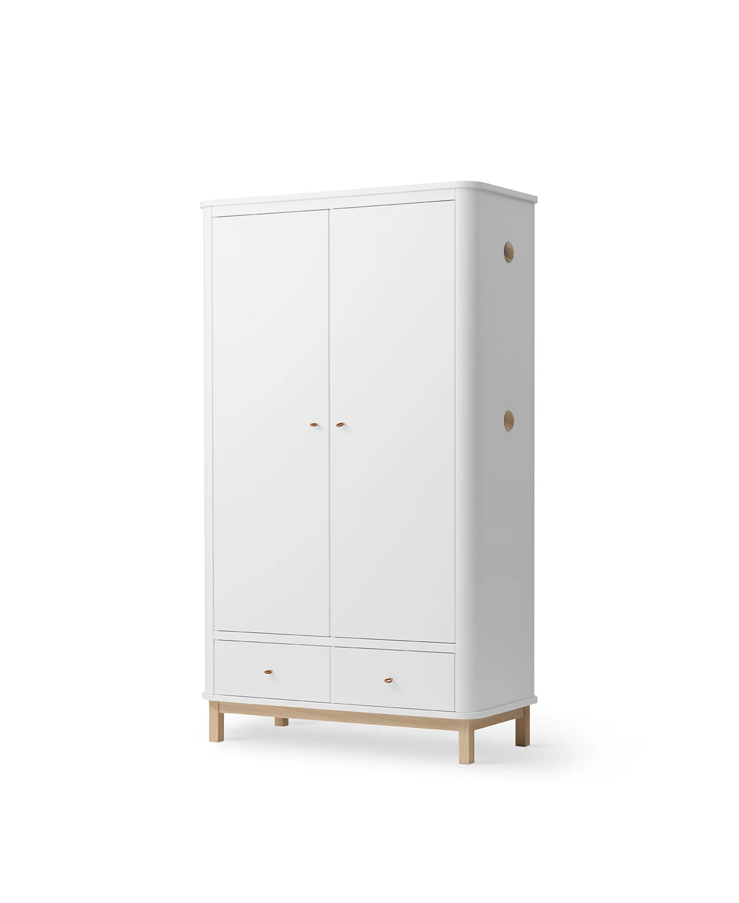 Oliver Furniture - Kast Wood 2 Deuren | White / Oak - Image 3