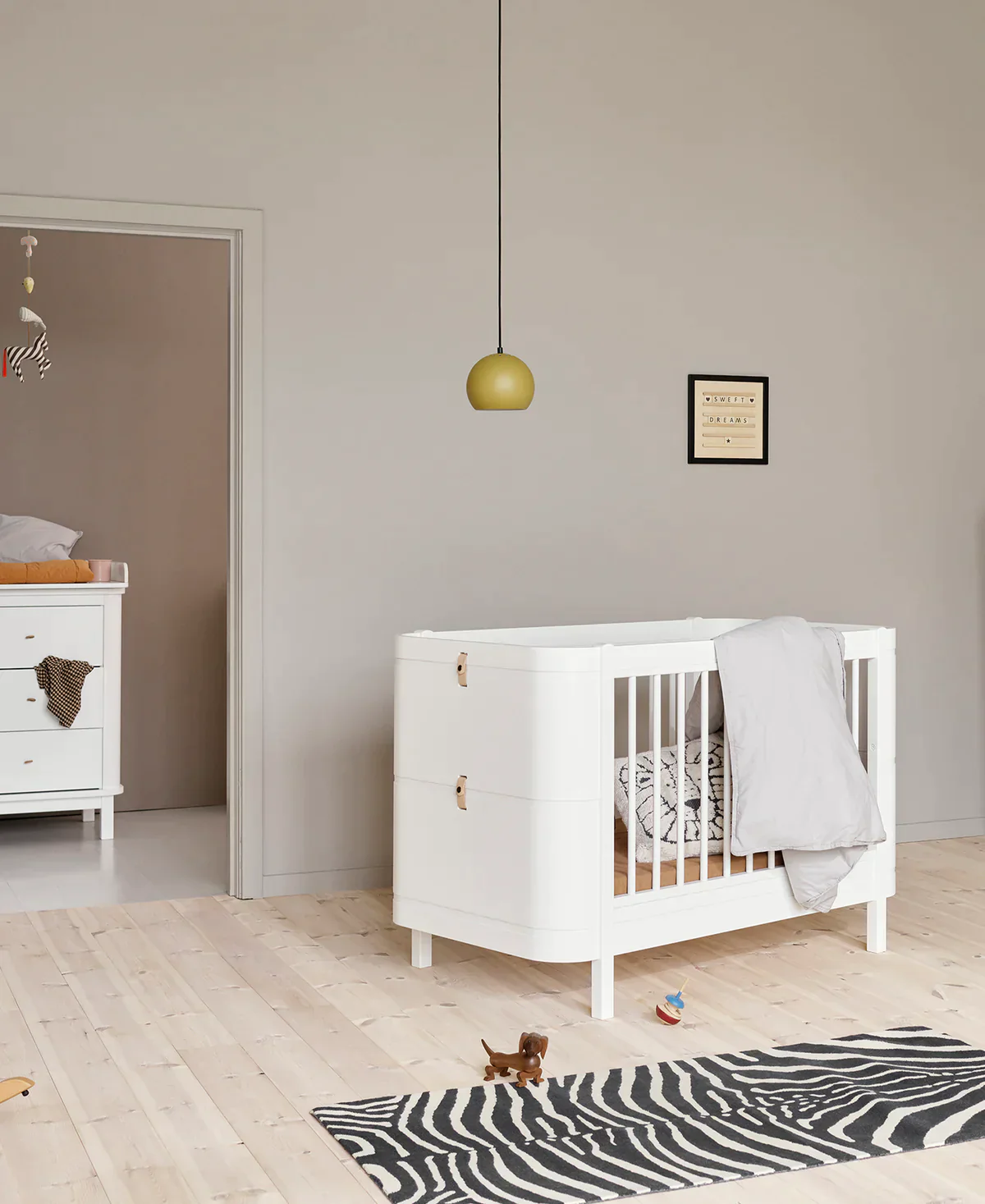 Oliver Furniture Mini+ Wood White Bed met Conversieset | Van Baby tot Junior - Image 6