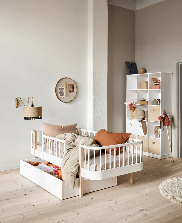 Oliver Furniture - Uitvalbeschermer Wood Bed | White - Image 3