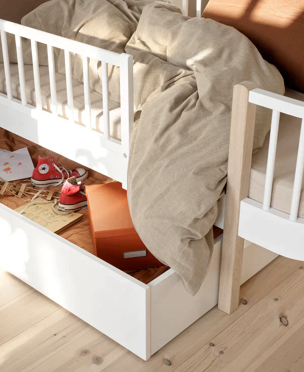 Oliver Furniture - Uitvalbeschermer Wood Bed | White - Image 4