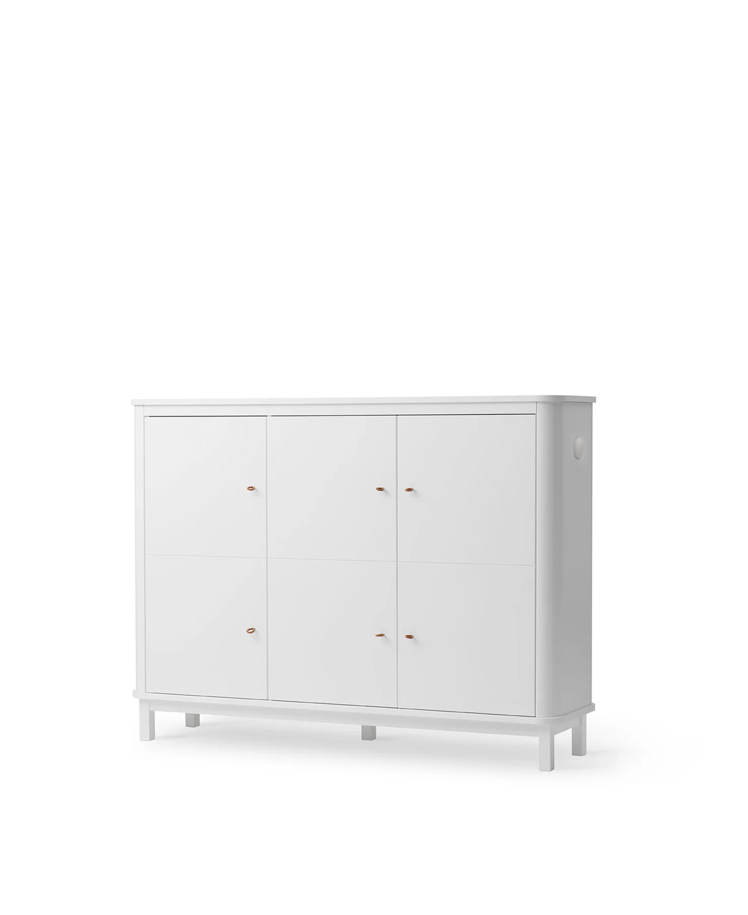 Oliver Furniture - Wood Multi Cupboard | 3 Deuren - White - Image 3