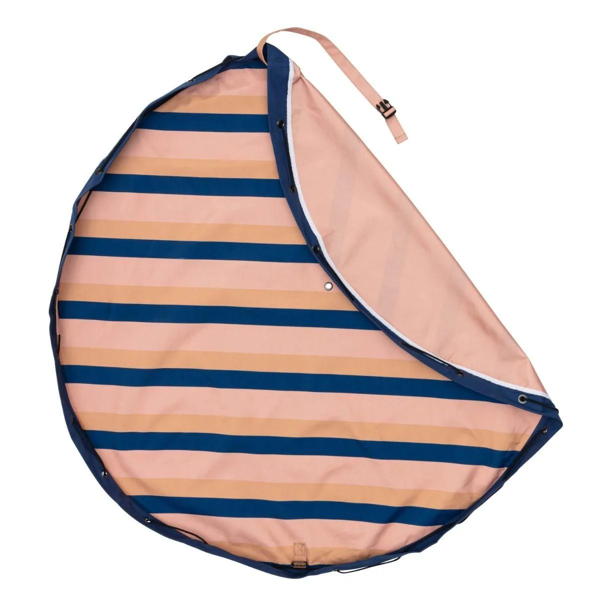 Play & Go - Noomad Outdoor Opbergzak/Speeldeken | Mokka Stripes - Image 3