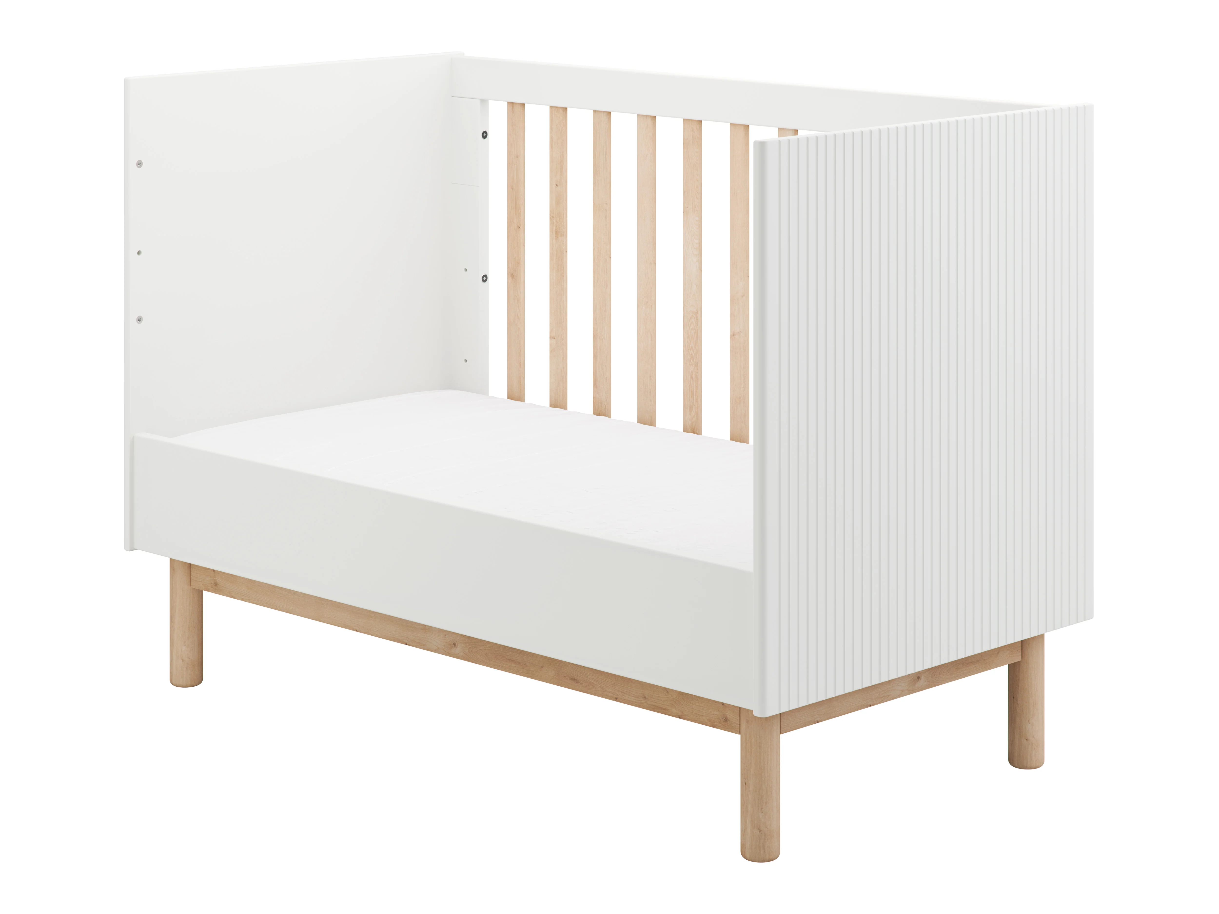Pinio - Bed 60 x 120 cm Miloo | White - Image 3
