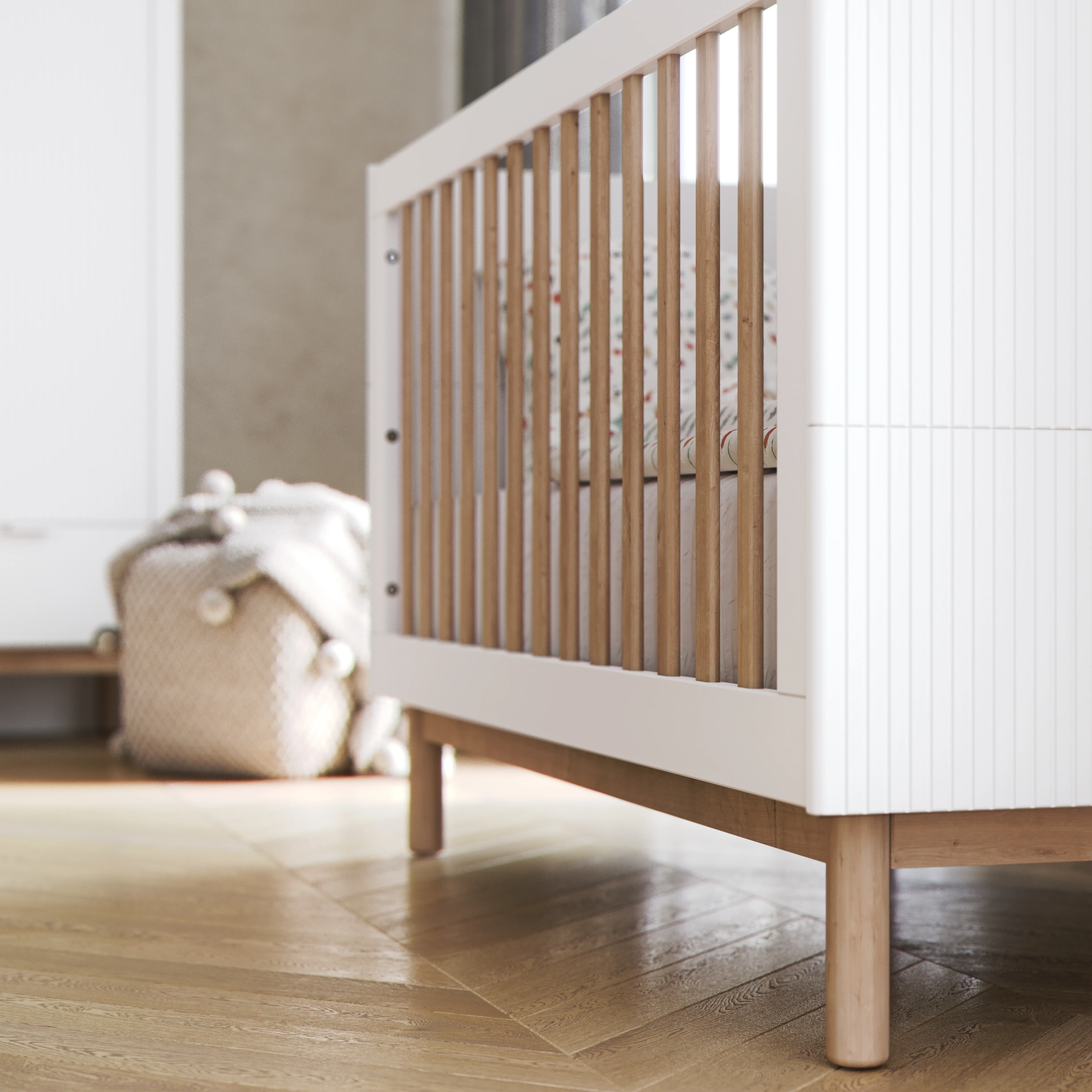 Pinio - Bed 60 x 120 cm Miloo | White - Image 5