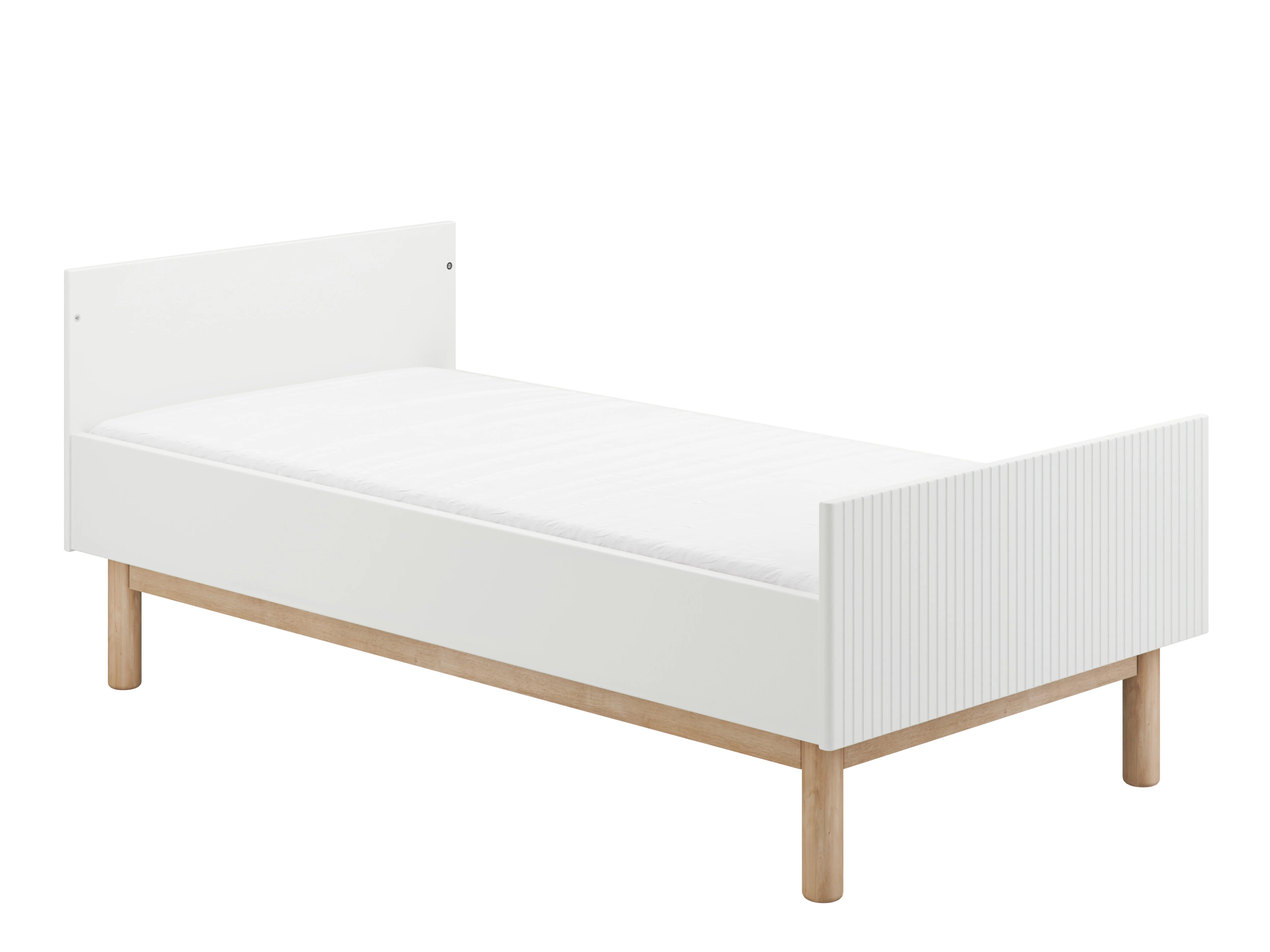 Pinio - Bed 70 x 140 cm Miloo | White - Image 3