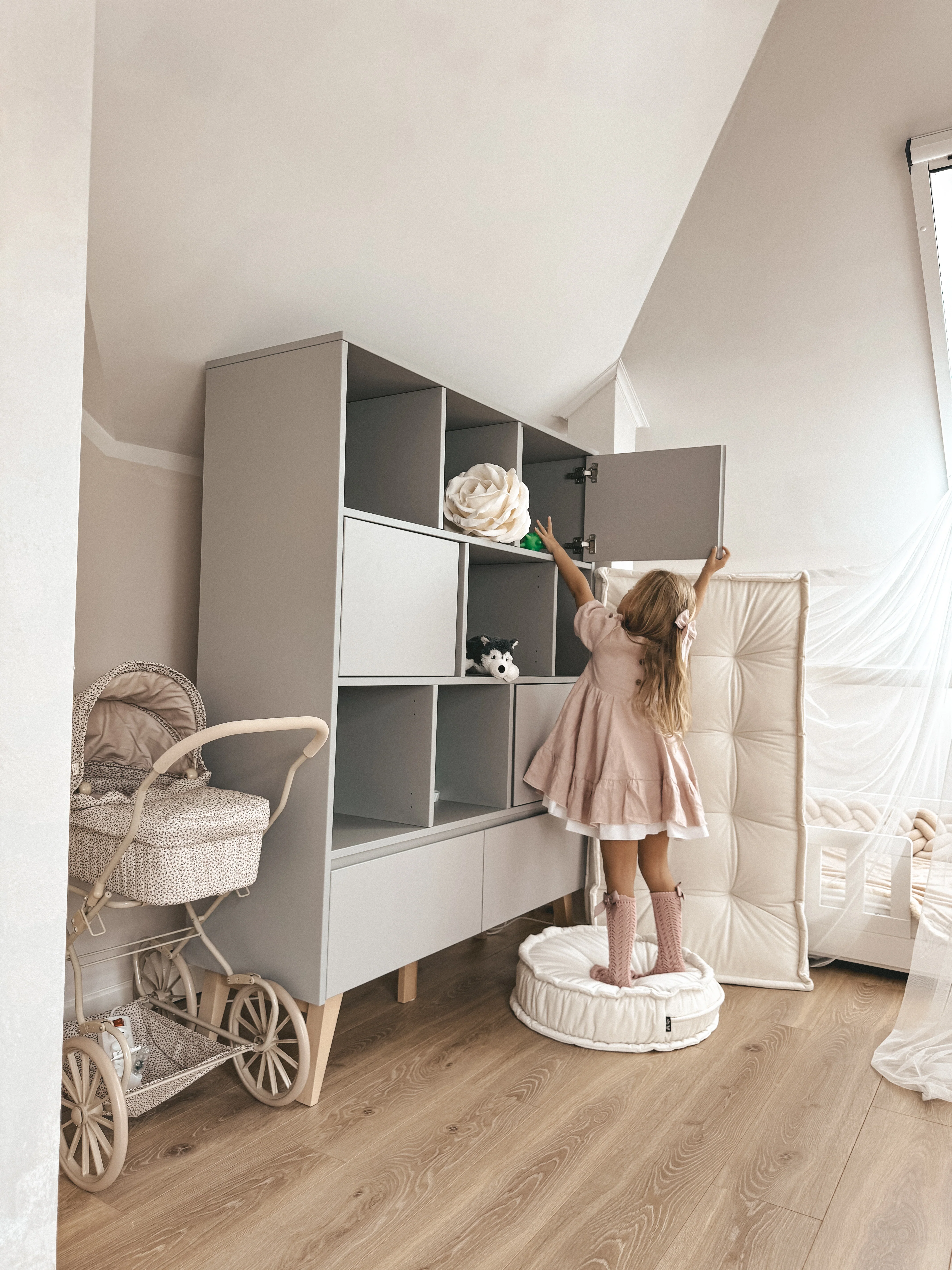 Pinio - Boekenkast Swing Wide | Grey - Image 8