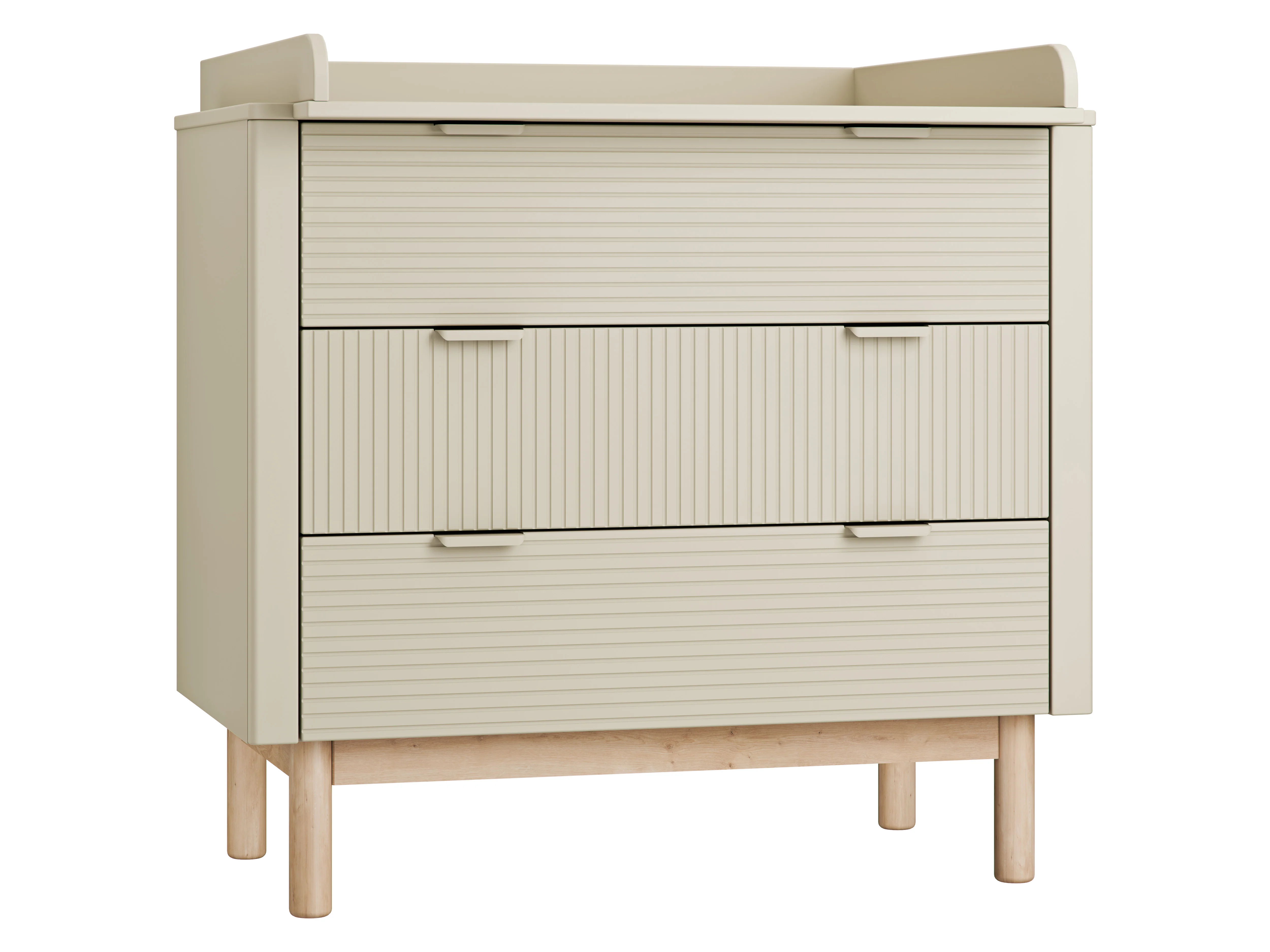 Pinio - Commode Miloo 3 Laden | Champagne - Image 2