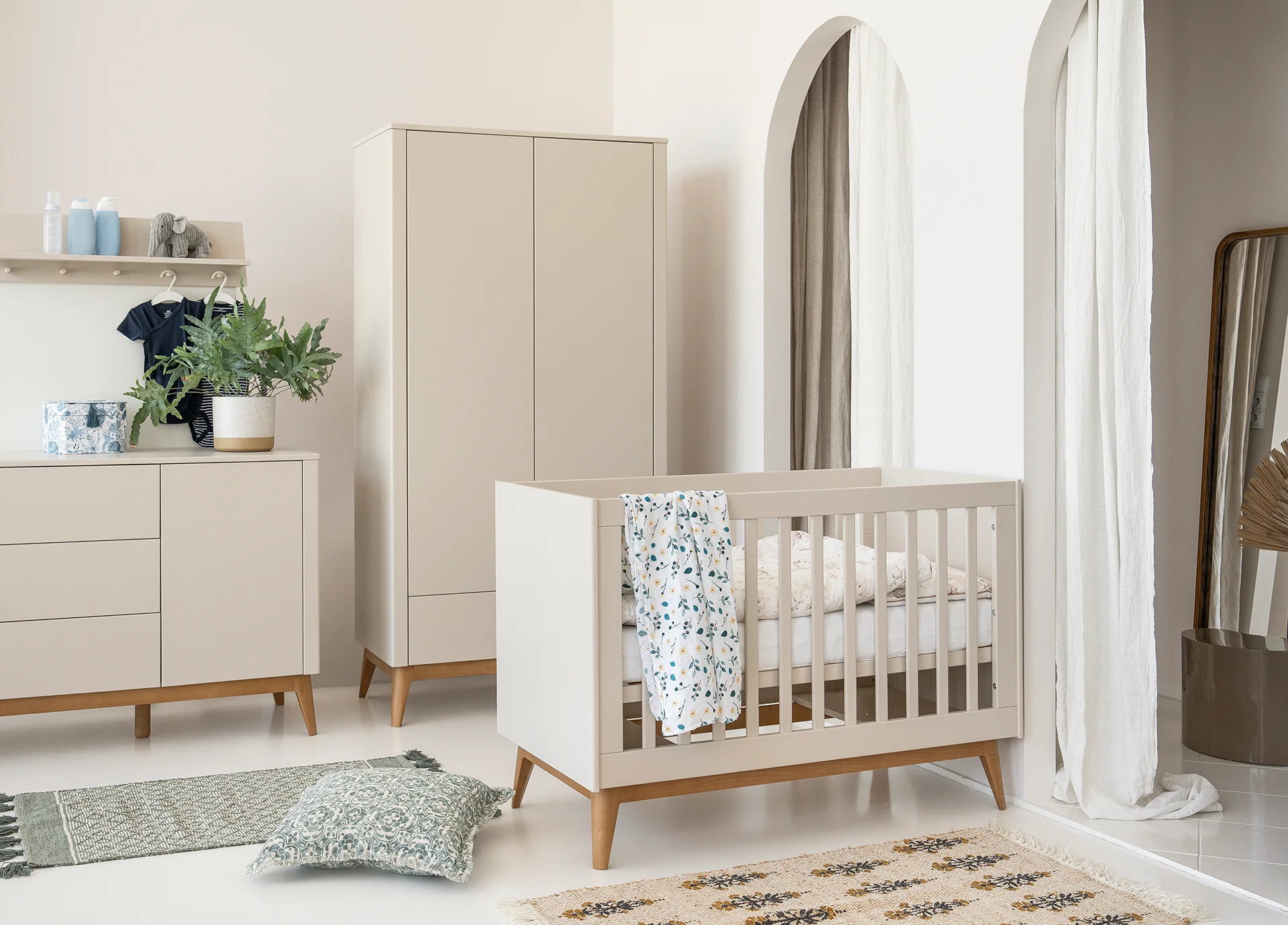 Pinio - Commode Seth 3 Laden + 1 Deur Champagne - Image 8