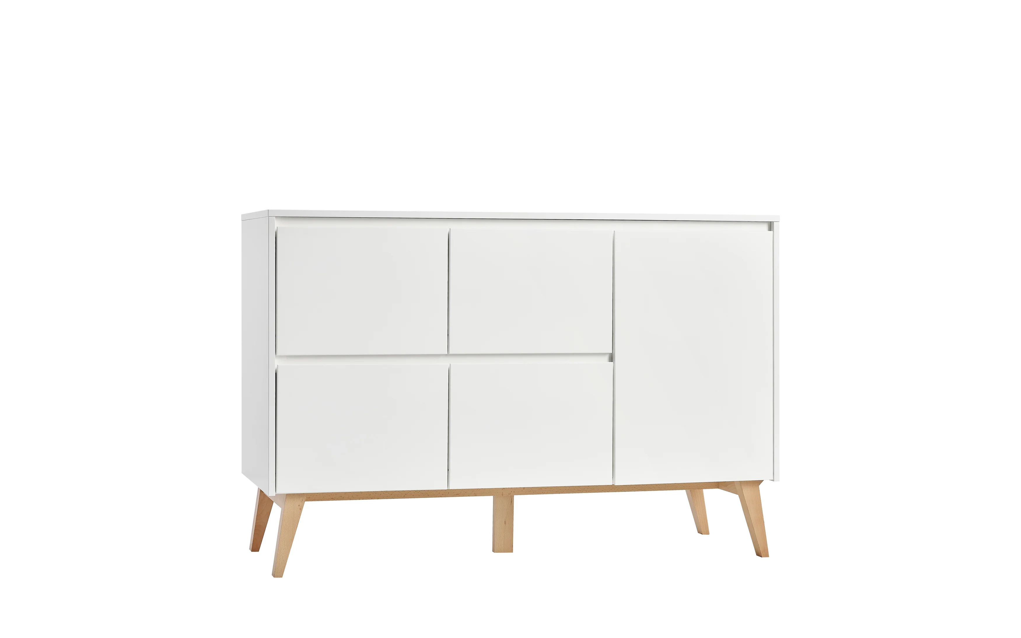 Pinio - Commode Swing 4 Laden + 1 Deur | White