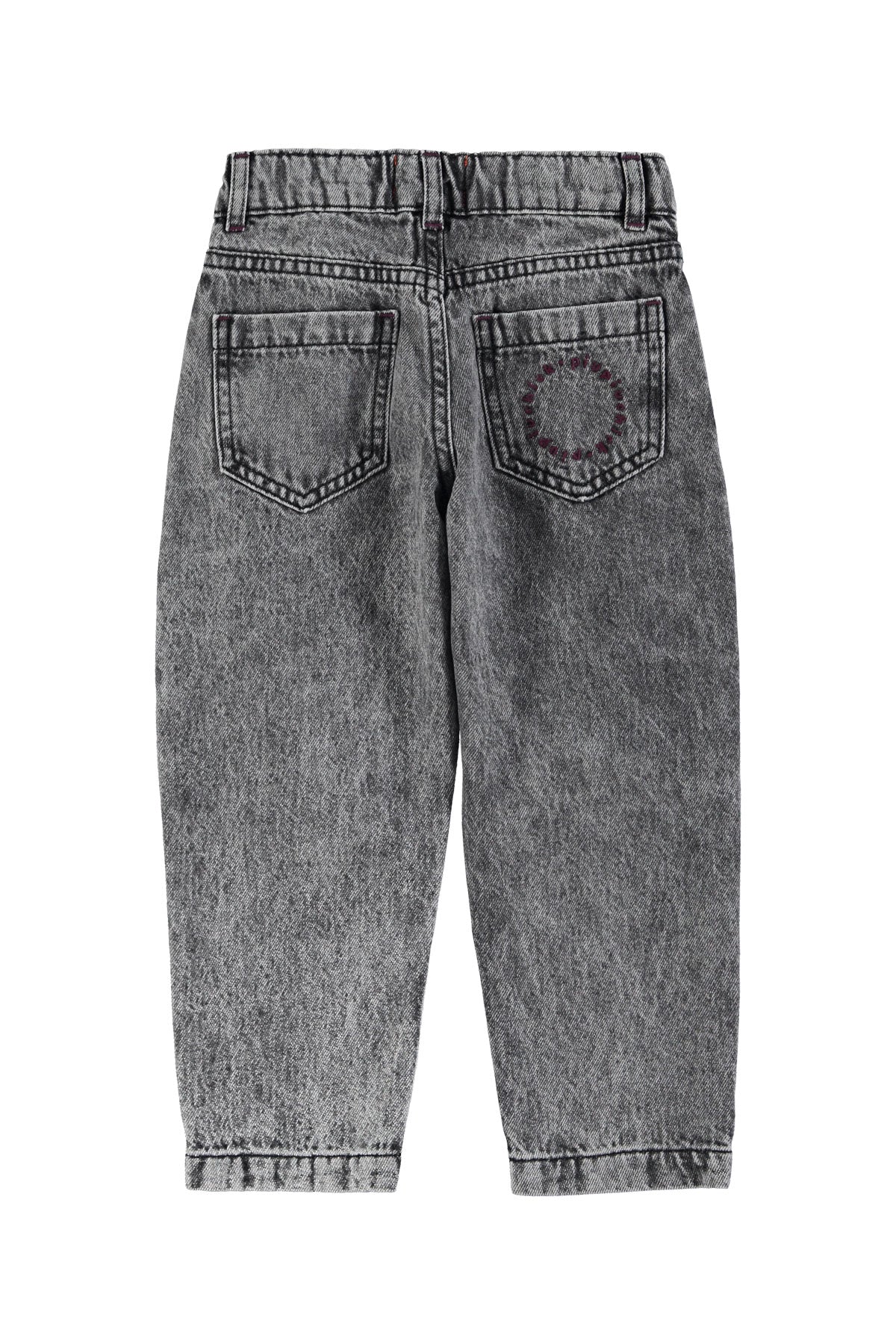 Piupiuchick - Jeans Broek Mom Fit Faded Denim Washed Black - Image 2