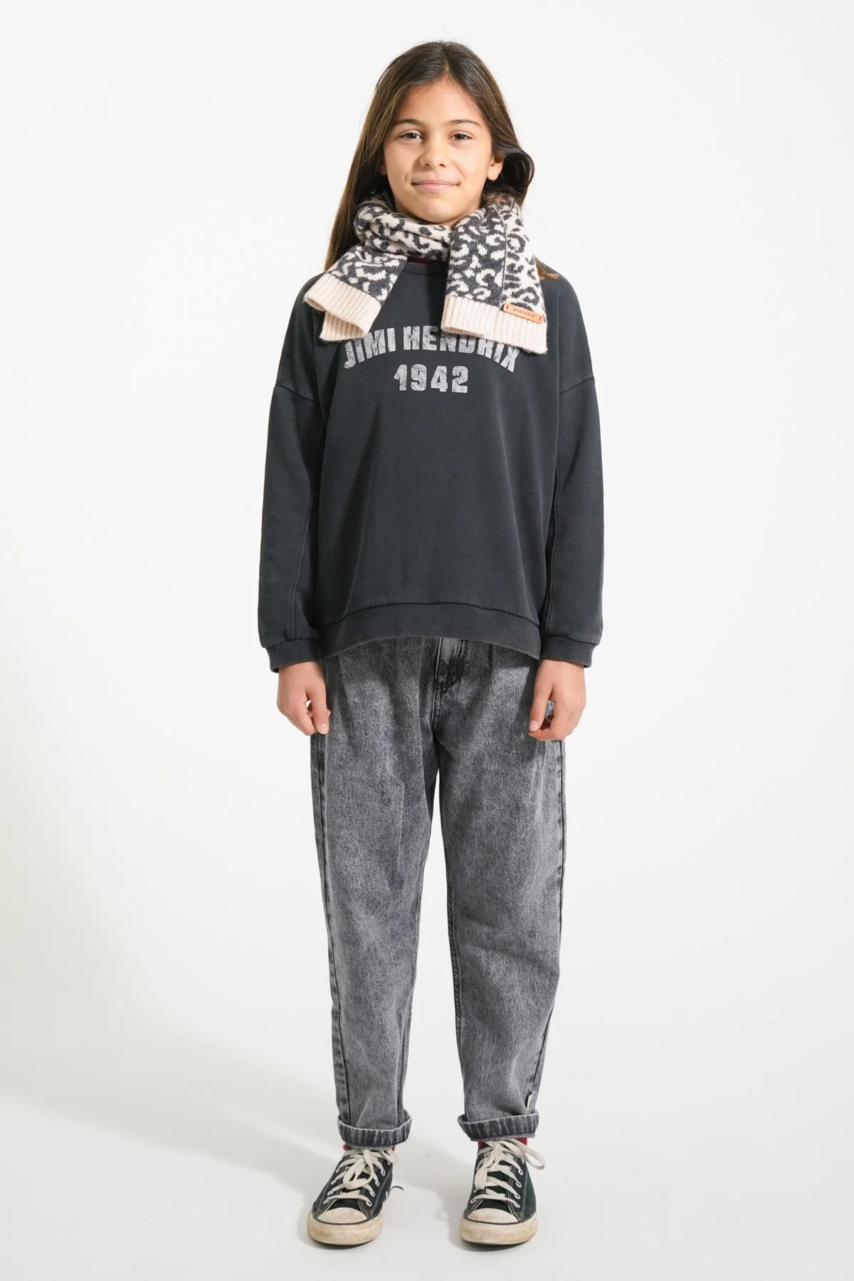 Piupiuchick - Jeans Broek Unisex Faded Denim Washed Black - Image 4