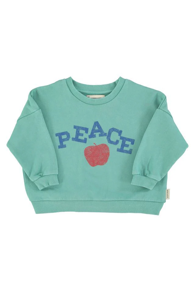 Piupiuchick - Sweater Peace | Turquoise