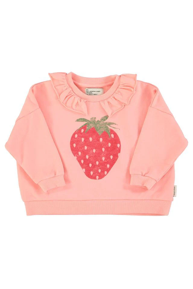 Piupiuchick - Sweater Strawberry Baby | Light Pink