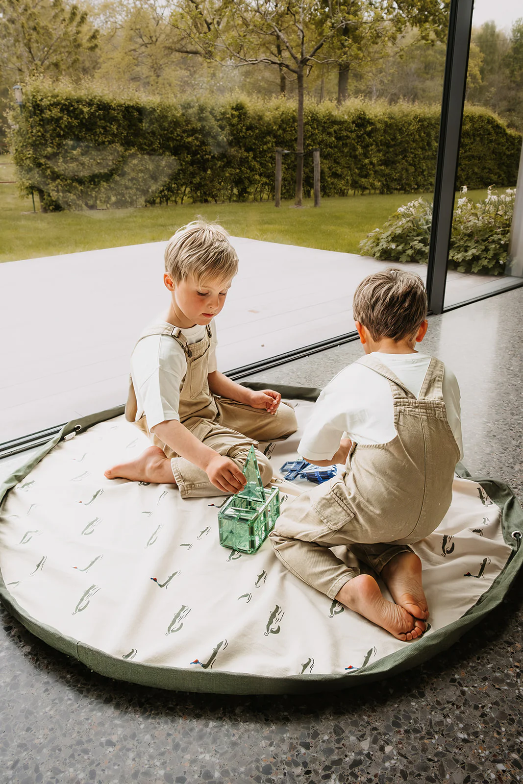 Play & Go - Opbergzak / Speeldeken Organic | Croco - Image 10