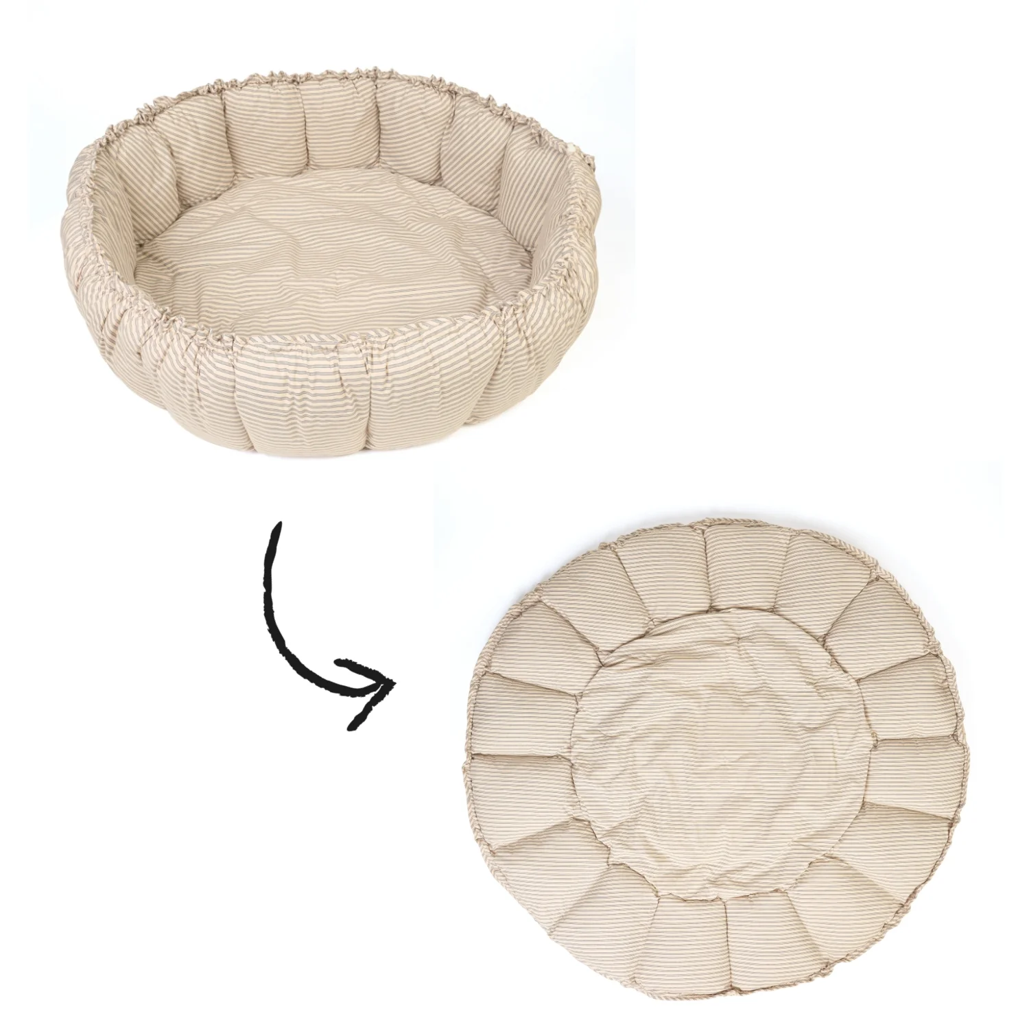 Play & Go - Coco Speelmat Bloom | Stripes Blue - Image 4
