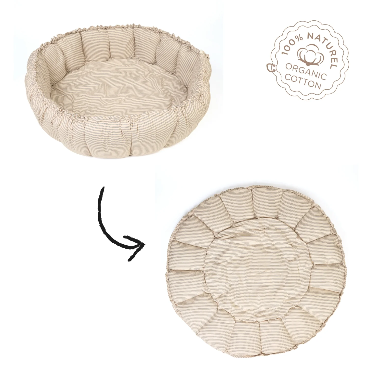 Play & Go - Coco Speelmat Bloom | Stripes Blue - Image 5