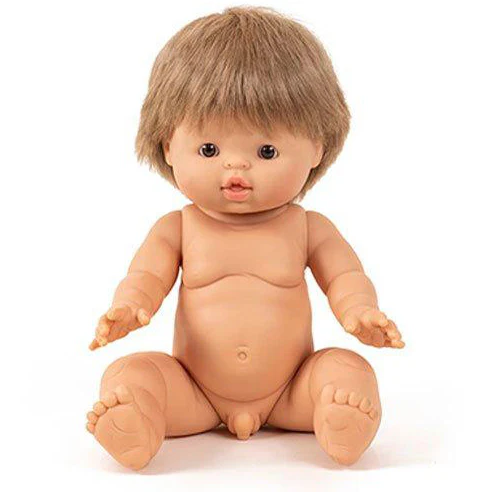 Minikane - Pop Achille 34 cm | Donkerbruine Ogen & Blond Haar