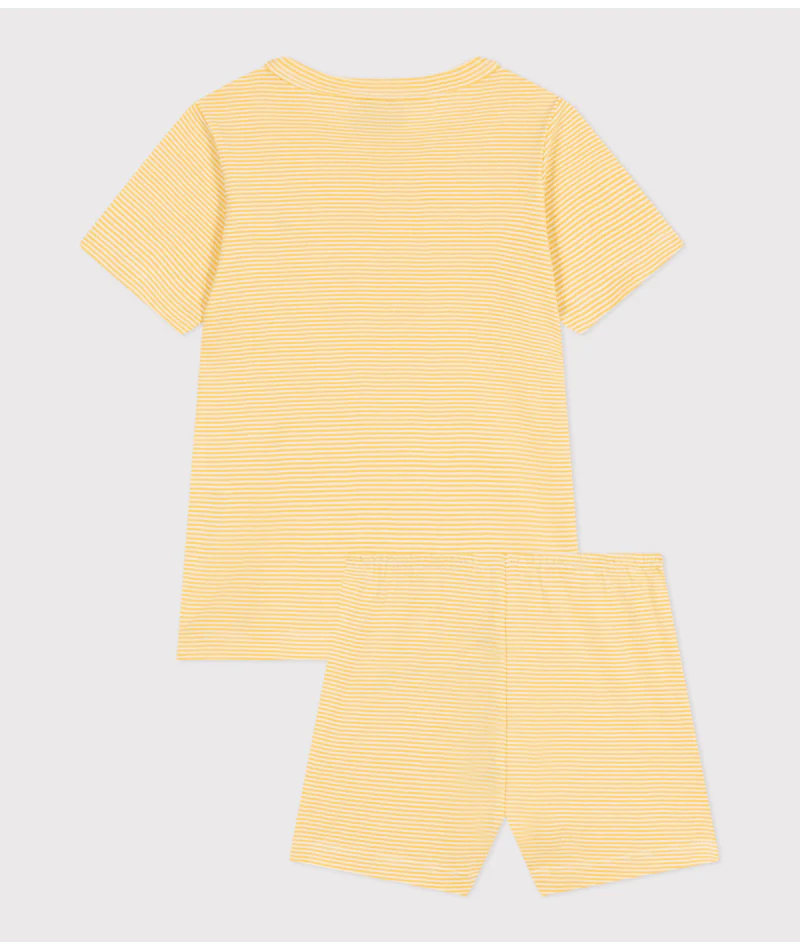 Pyjama 2-delig Kort Blue Stripes Ble / Marshmallow - Image 2