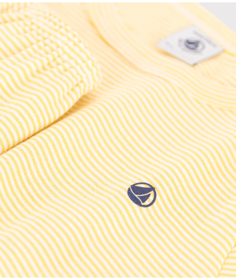 Pyjama 2-delig Kort Blue Stripes Ble / Marshmallow - Image 3