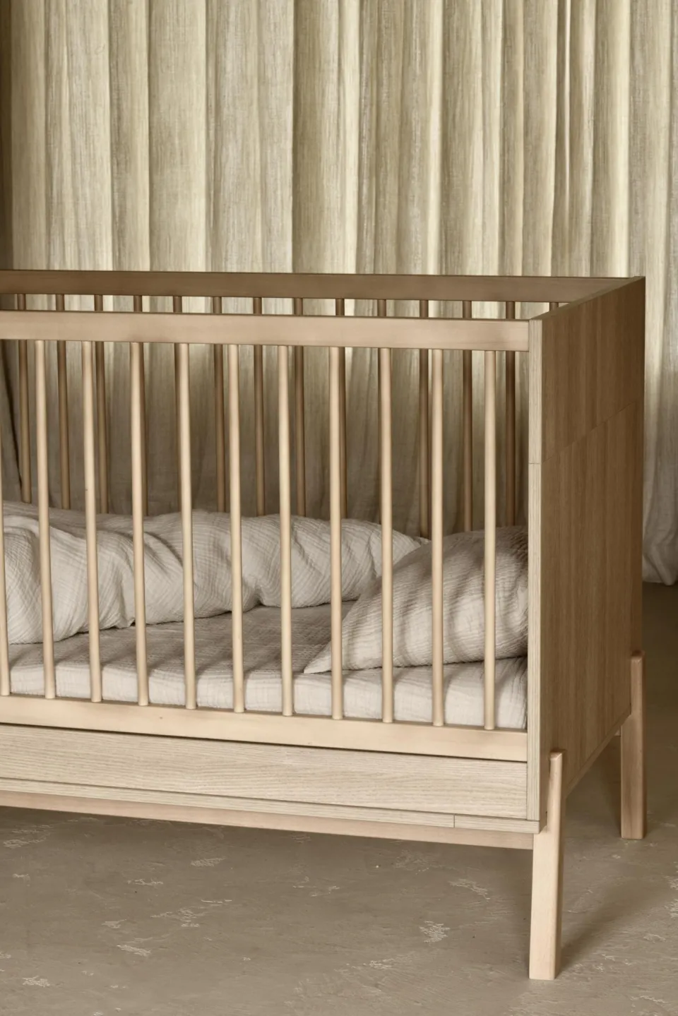 Quax Ashi Bed - 70x140 cm | Honey Ash - Image 3