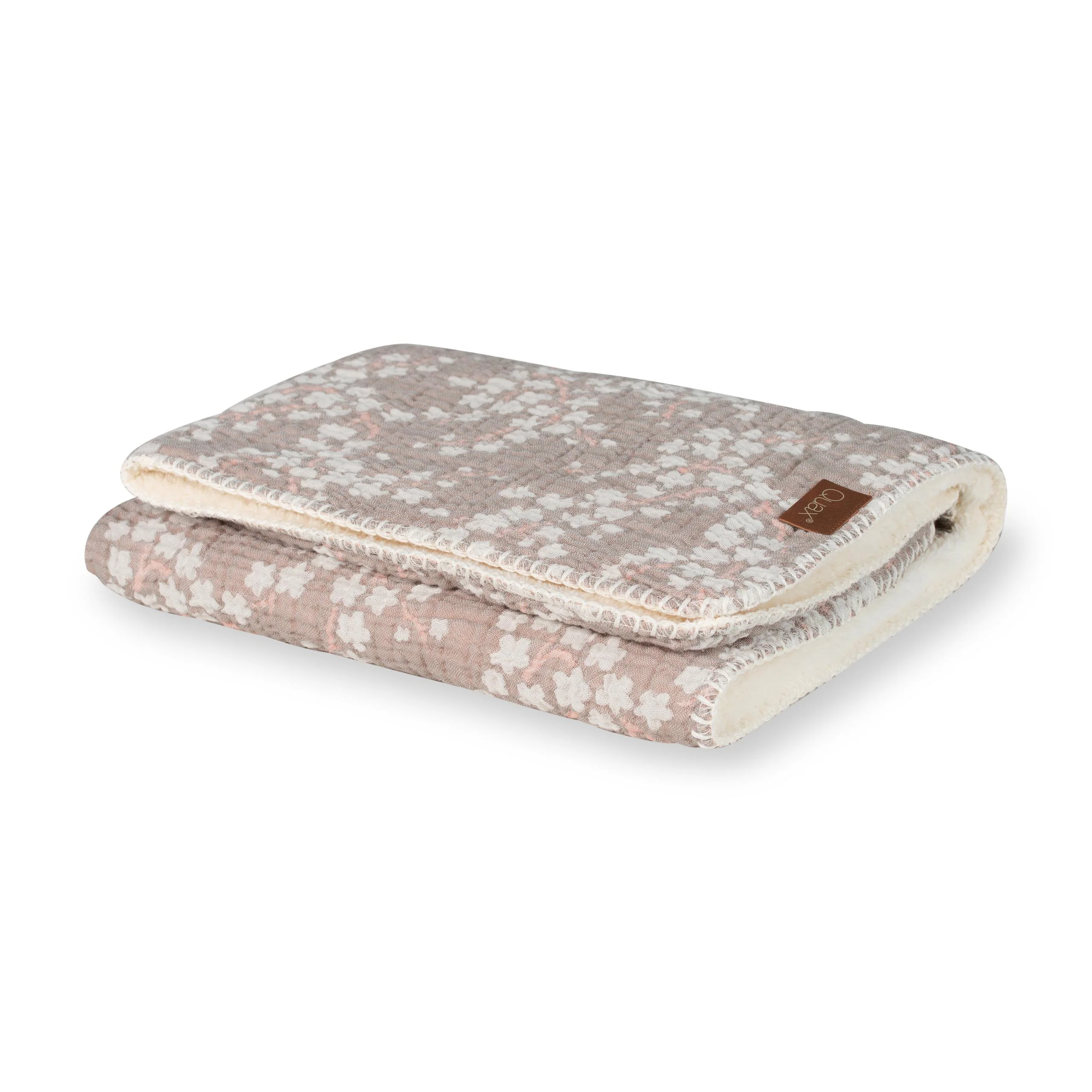 Quax - Deken Teddy 65x80 cm Newborn Natural Blossom | Babydeken