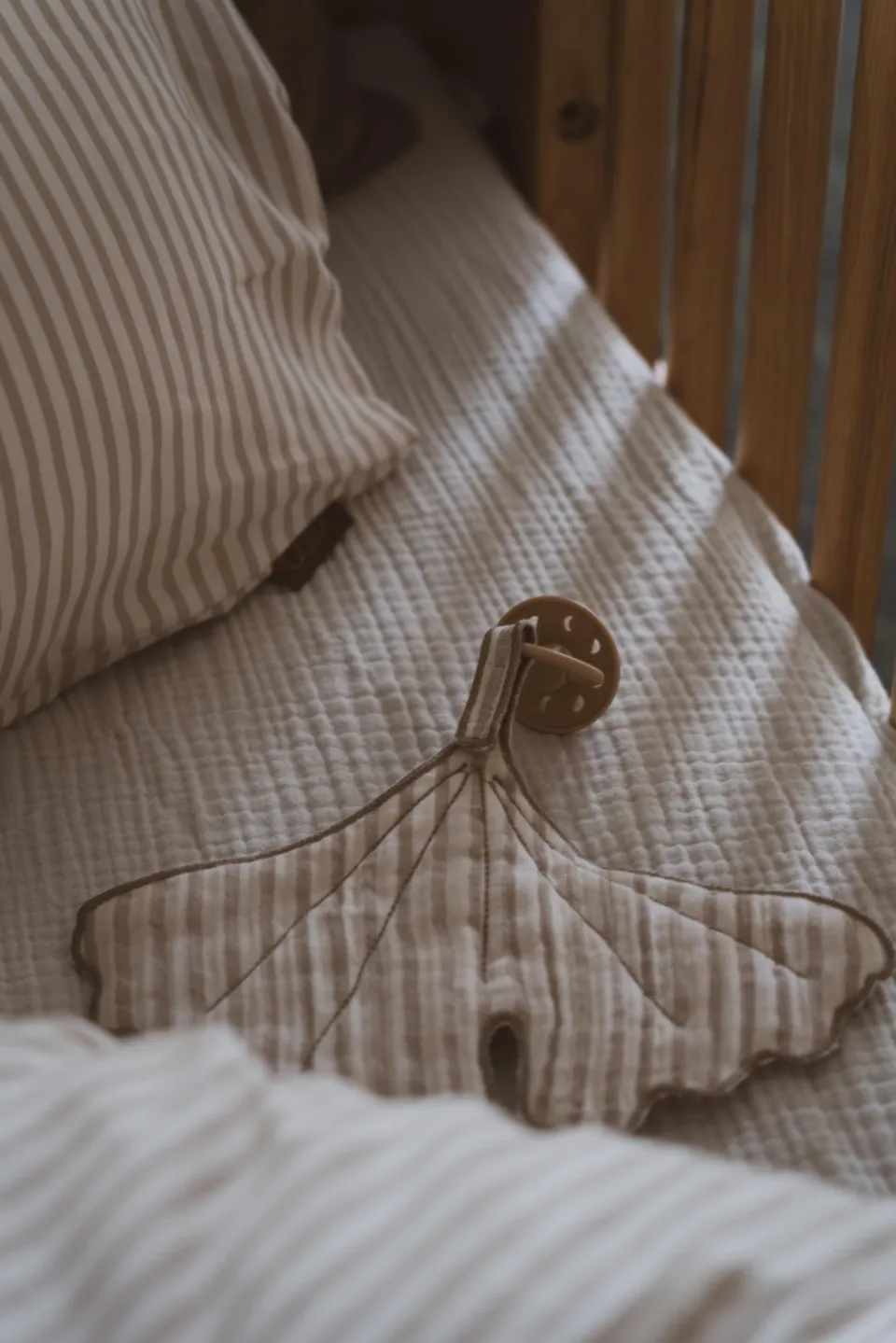 Quax - Knuffeldoek Ginko Natural Stripes | Babycomfort - Image 3