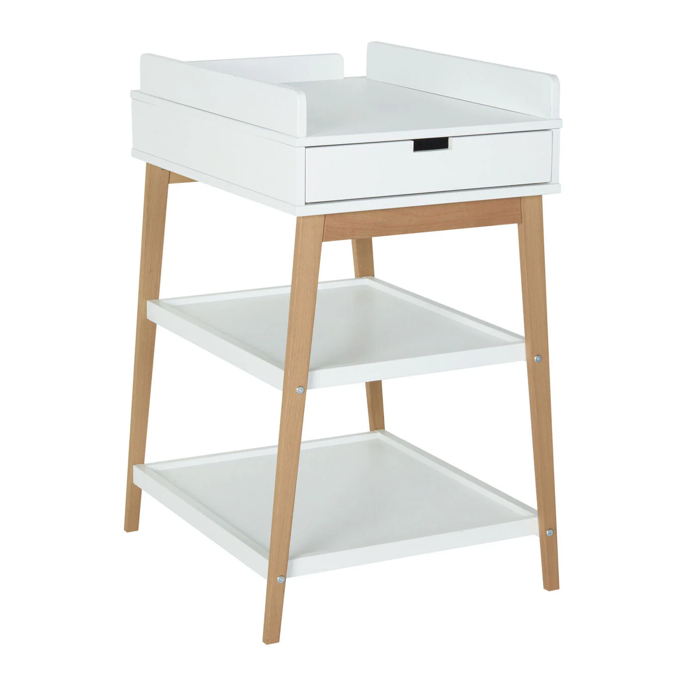 Quax - Luiertafel Hip + Lade White/Naturel | Stijlvolle en Functionele Verschoontafel - Image 3