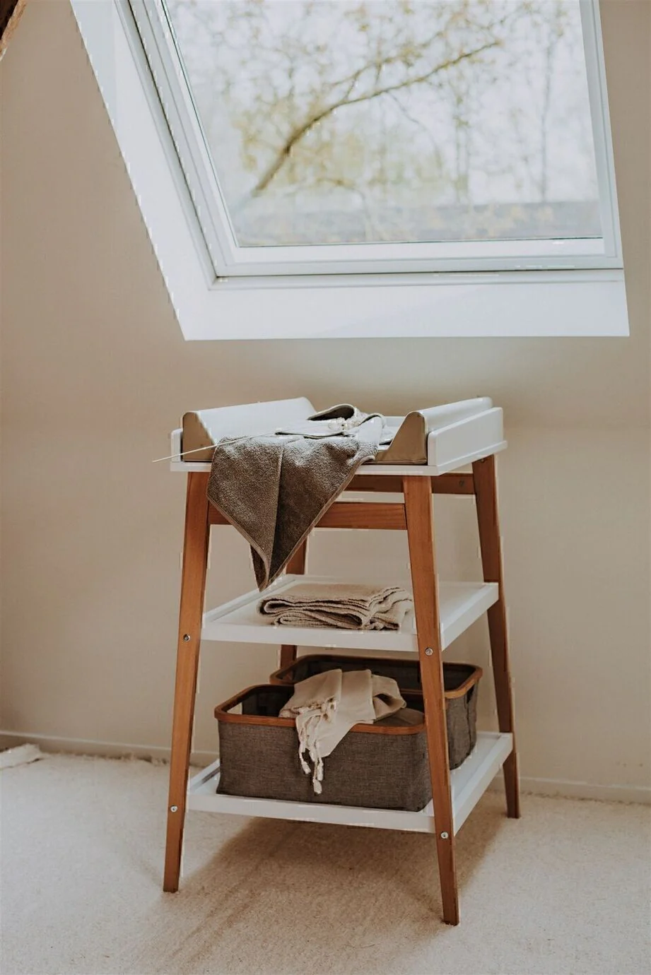 Quax - Luiertafel Hip | White / Naturel - Image 4