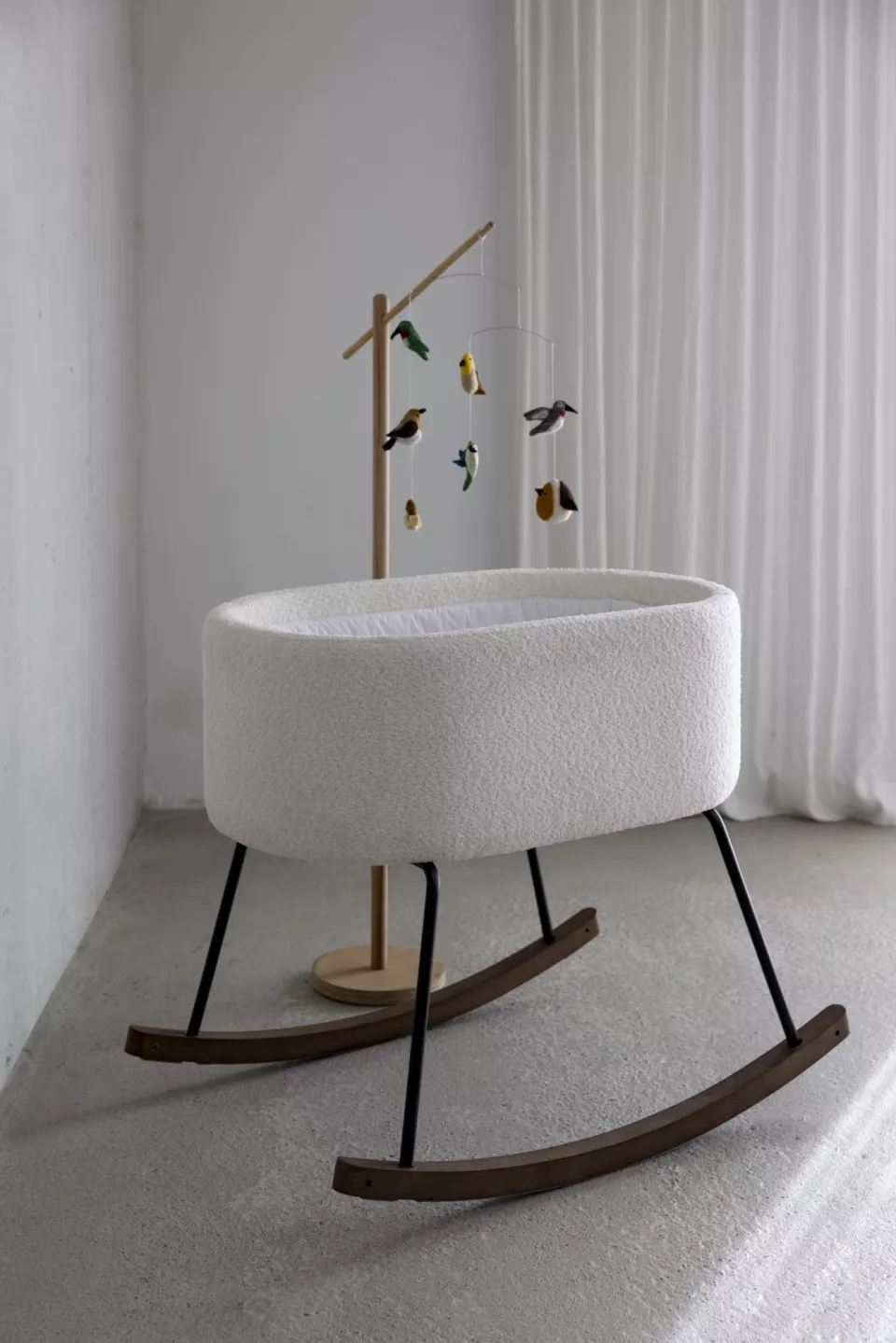 Quax - Rocking Wieg De Luxe Boucle Cream | Luxueus & Comfortabel - Image 4