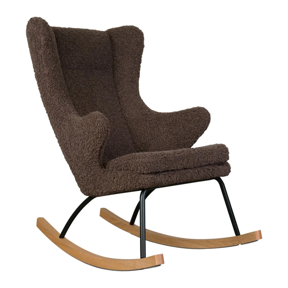 Quax Schommelstoel Adult De Luxe Teddy Bison | Ultiem Comfort & Elegante Stijl