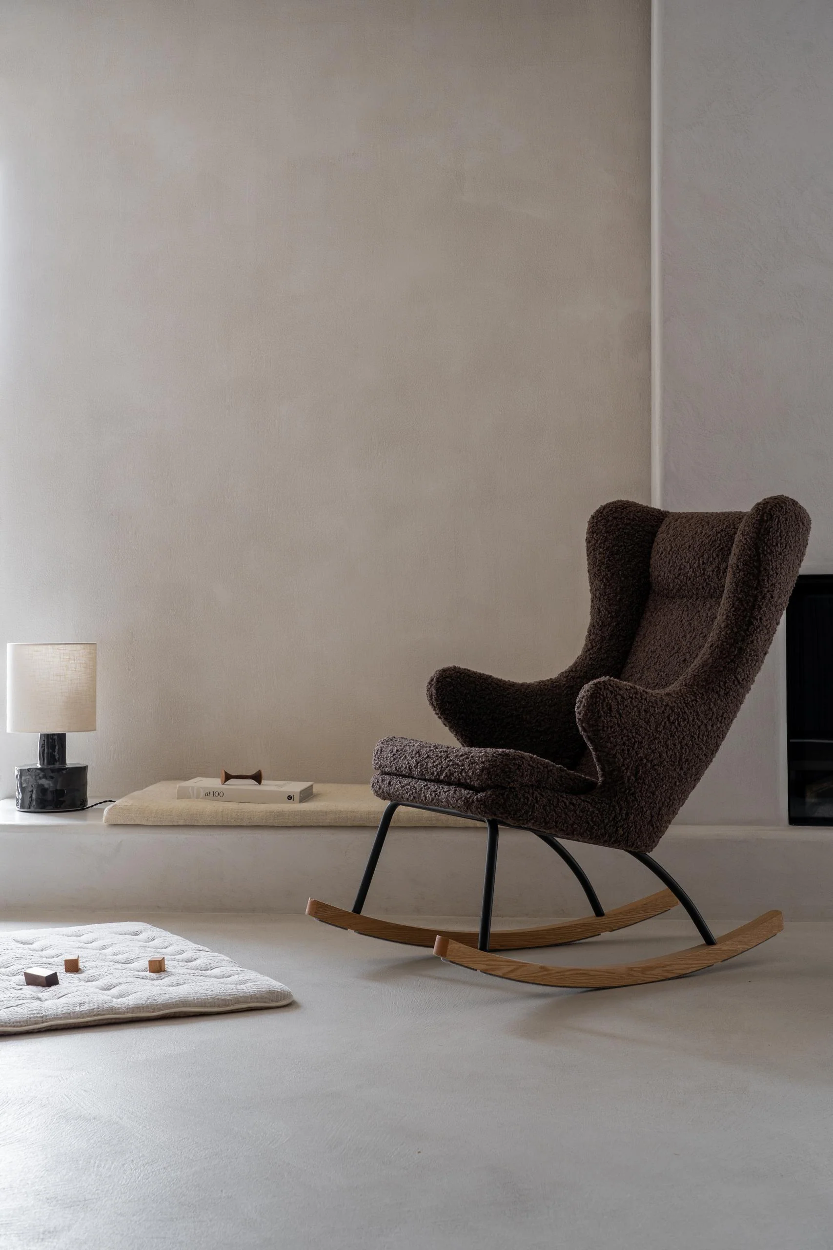 Quax Schommelstoel Adult De Luxe Teddy Bison | Ultiem Comfort & Elegante Stijl - Image 4