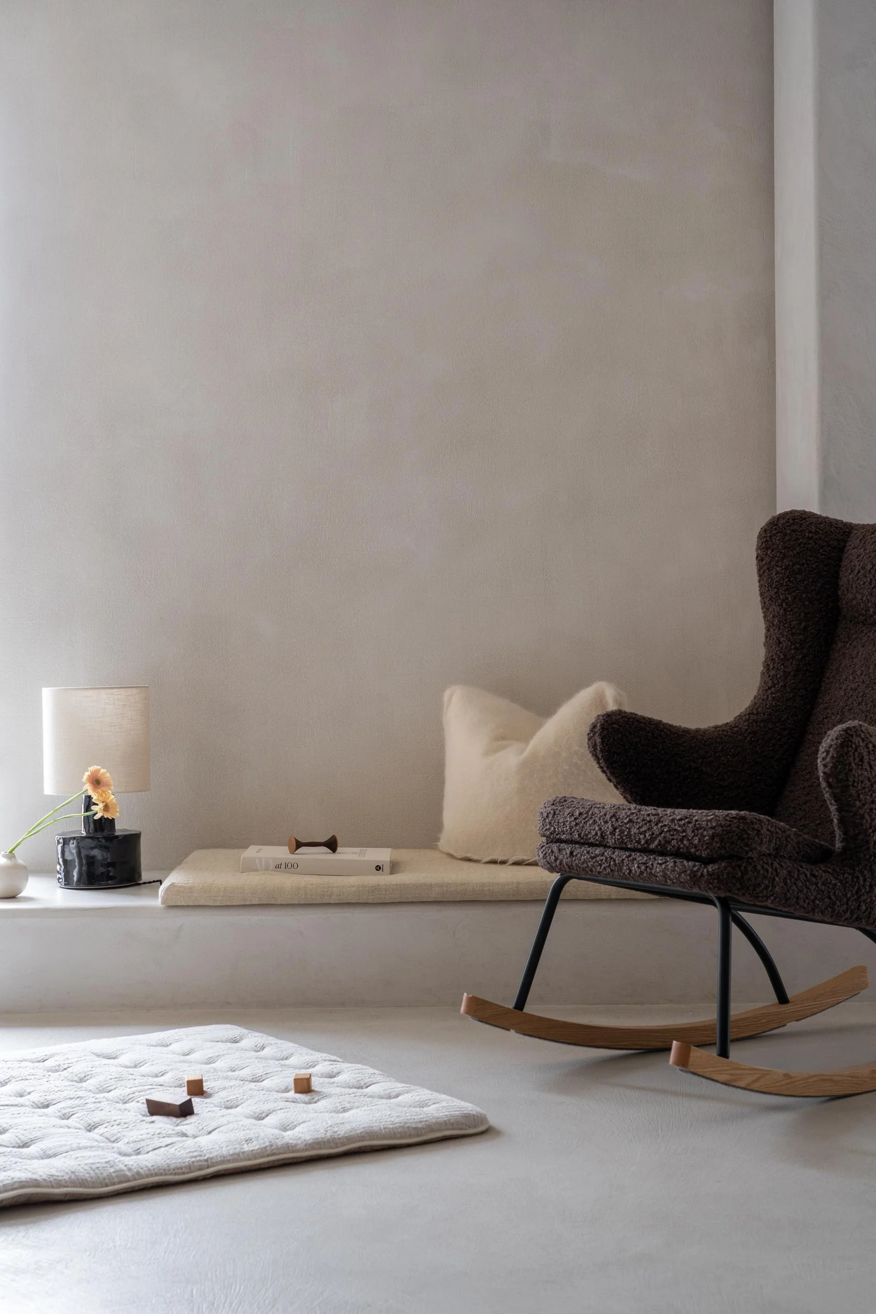 Quax Schommelstoel Adult De Luxe Teddy Bison | Ultiem Comfort & Elegante Stijl - Image 5