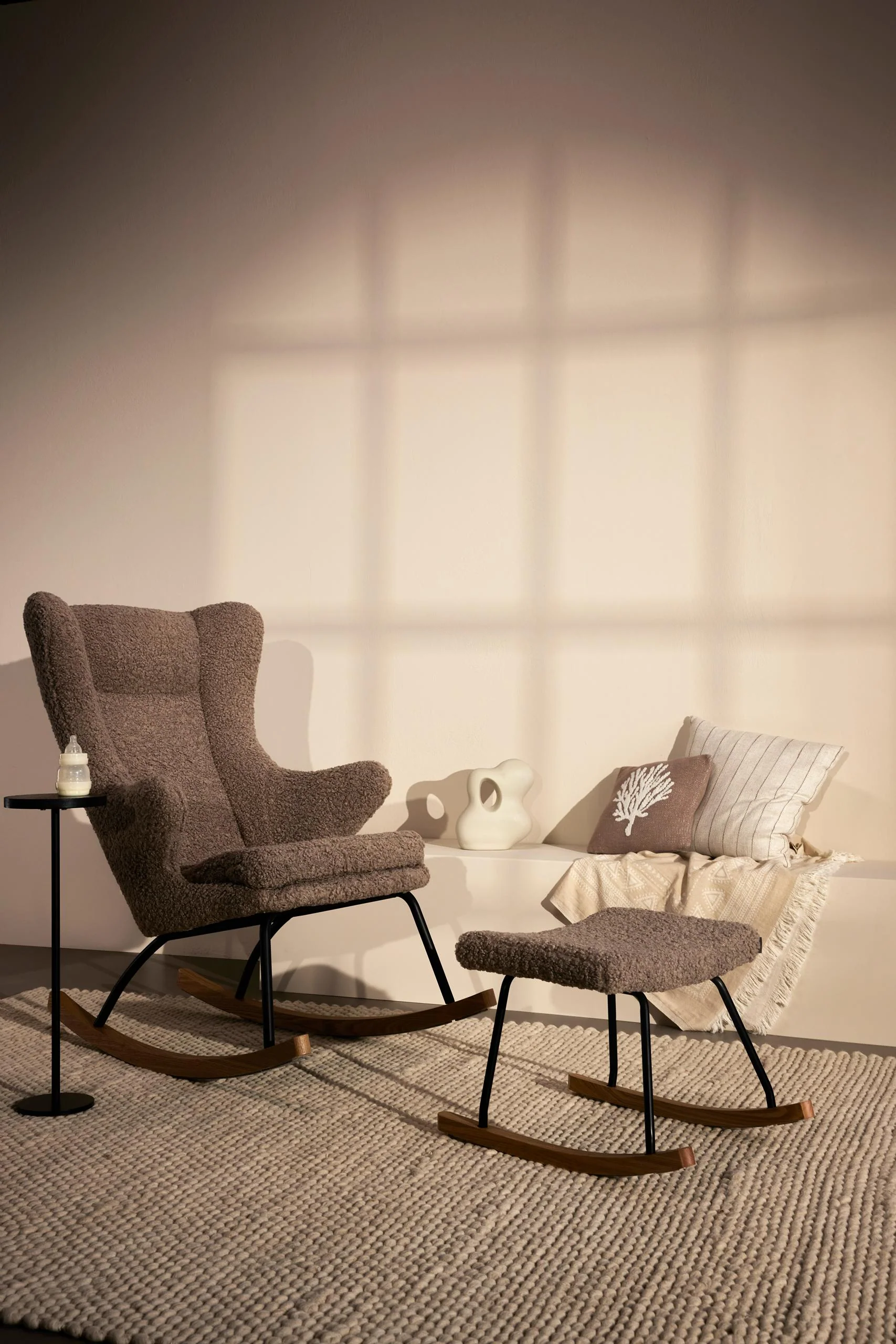 Quax Schommelstoel Adult De Luxe Teddy Bison | Ultiem Comfort & Elegante Stijl - Image 6
