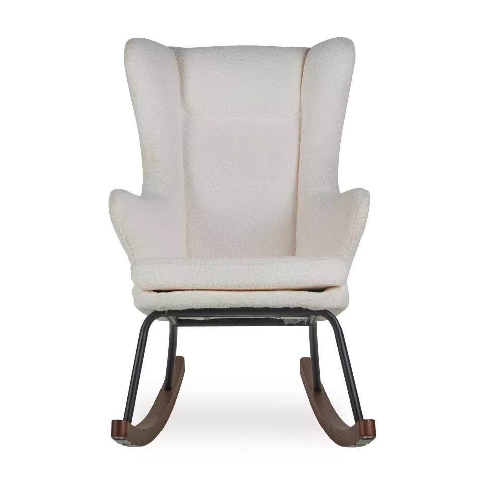 Quax Schommelstoel Adult De Luxe Teddy Cream | Ultiem Comfort & Elegante Stijl - Image 2