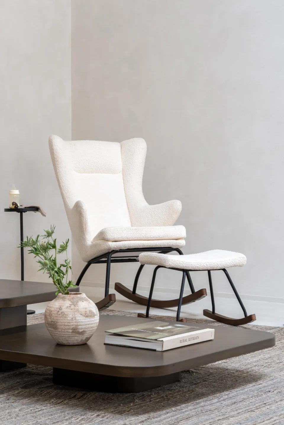 Quax Schommelstoel Adult De Luxe Teddy Cream | Ultiem Comfort & Elegante Stijl - Image 6