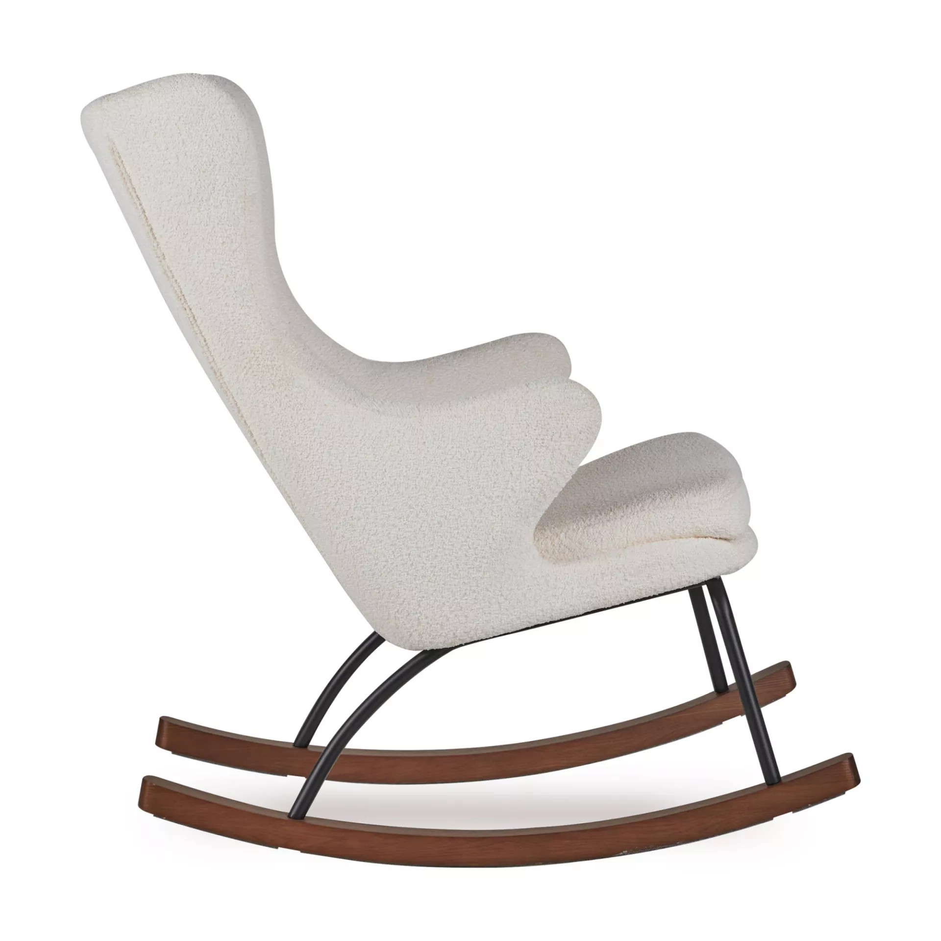 Quax Schommelstoel Adult De Luxe Teddy Sheep Ecru | Ultiem Comfort & Elegante Stijl - Image 3