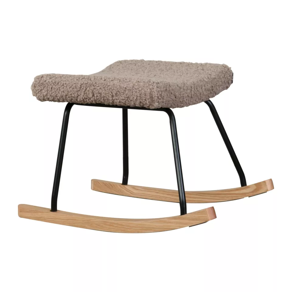 Quax Hocker De Luxe Teddy Set in Stone | Compleet Comfort