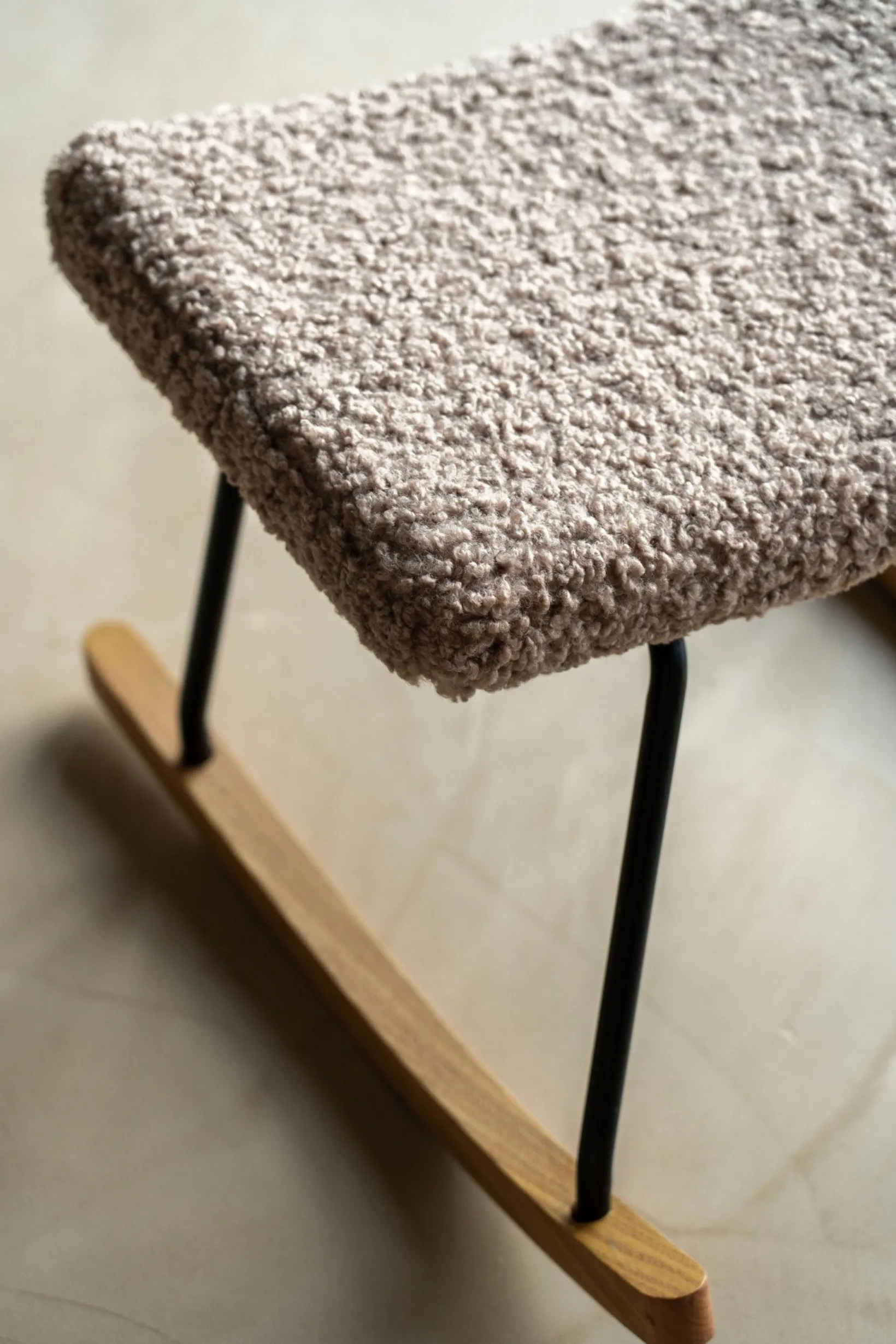 Quax Hocker De Luxe Teddy Set in Stone | Compleet Comfort - Image 3