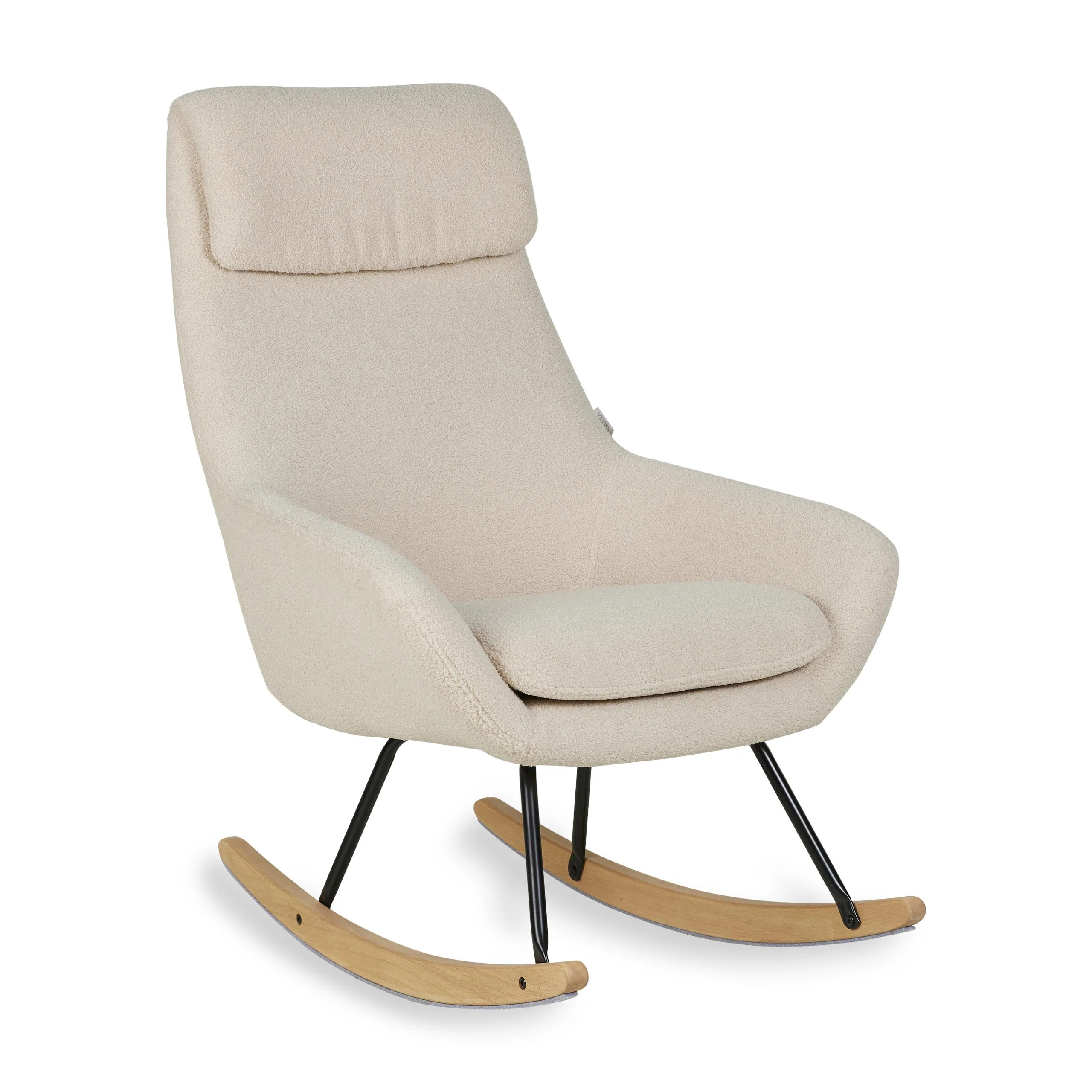Quax Schommelstoel Rocking Chair Nordic Sheep Beige