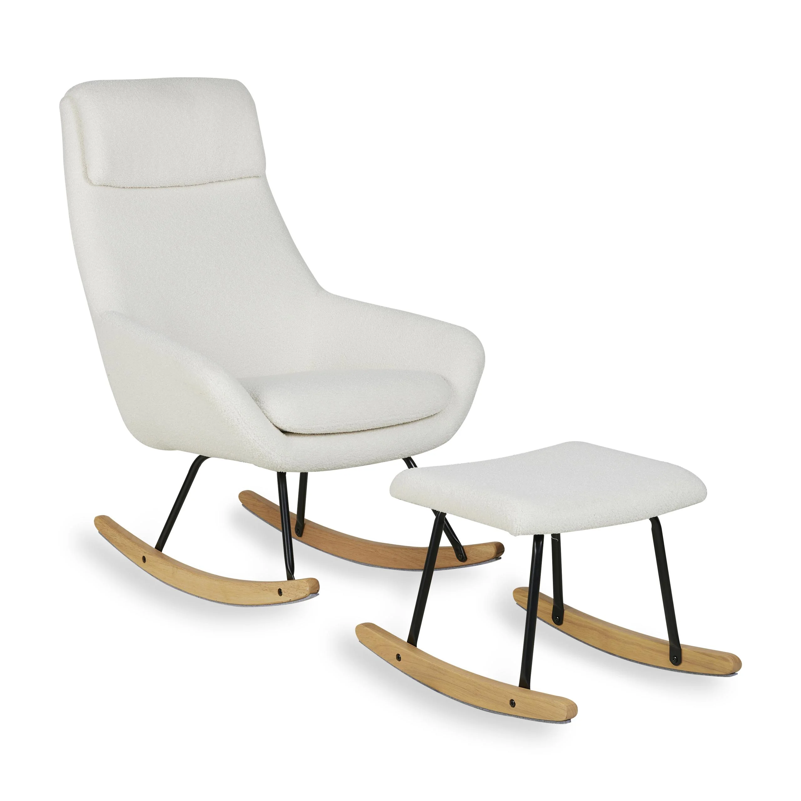 Quax Schommelstoel Rocking Chair Nordic Sheep Cream - Image 4