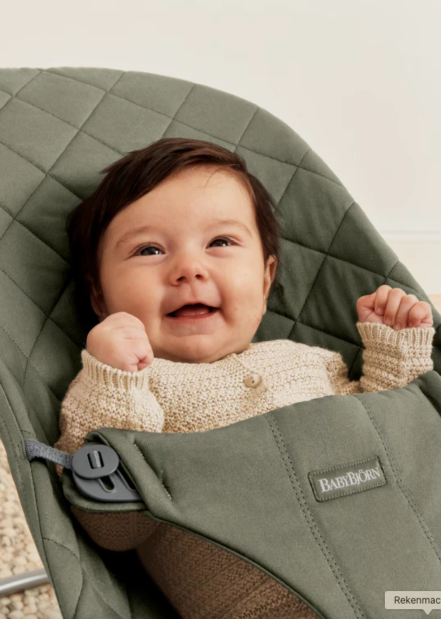 BabyBjörn - Relax Bliss Woven Quilt | Donkergroen - Image 4