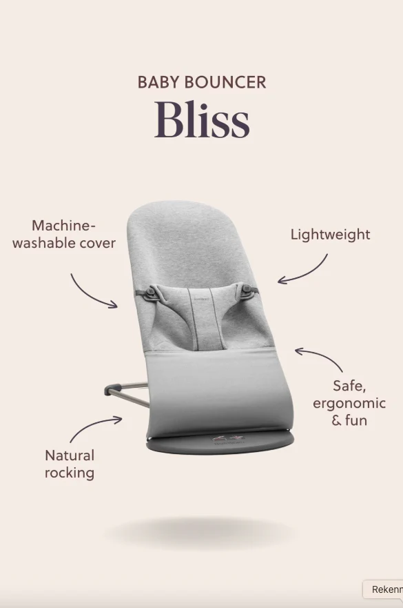 BabyBjörn - Relax Bliss Woven Quilt | Donkergroen - Image 8