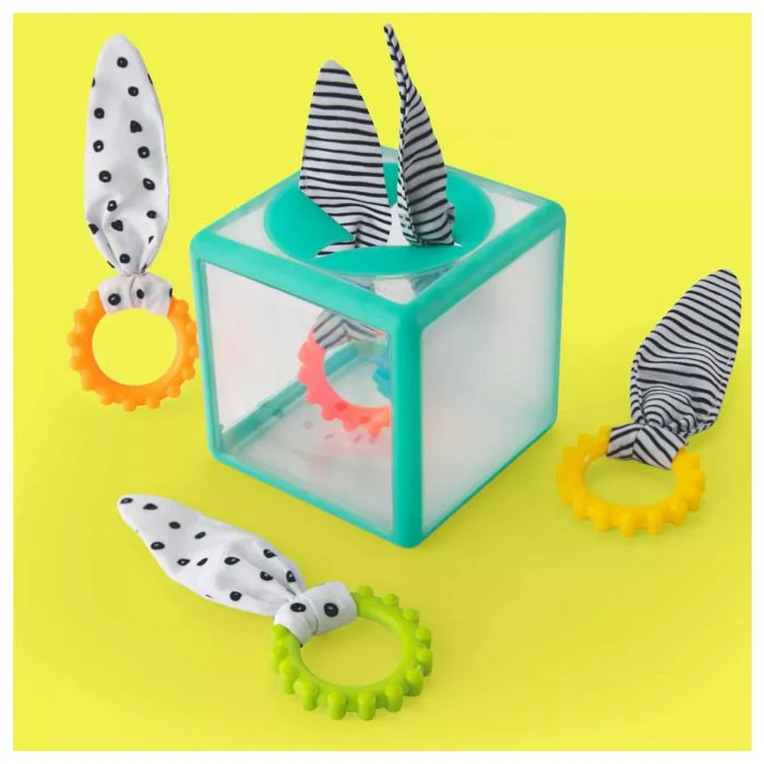 Sassy - Activiteitenkubus Rainbow Ring Drop | Vanaf 12 Maanden - Image 2