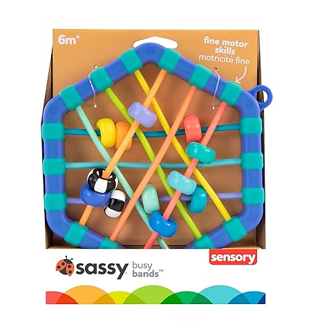 Sassy - Activiteitenspeeltje Busy Bands | Vanaf 6 Maanden - Image 2